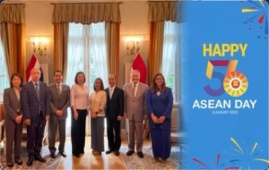 ไทยและประเทศสมาชิกอาเซียนในนาม ASEAN Vienna Committee (AVC) ร่วมเฉลิมฉลองเนื่องในโอกาสวันอาเซียน (8 สิงหาคม 2566) ในวาระครบรอบ 65 ปี ของการก่อตั้งอาเซียน