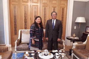 On 5 October 2021, Ambassador Morakot Sriswasdi had a fruitful discussion with H.E. Mr. Ikram bin Mohammad Ibrahim, the Ambassador-designate of Malaysia
