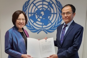 H.E. Mrs. Vilawan Mangklatanakul, Ambassador and Permanent Representative of Thailand to the United Nations Office and other International Organizations in Vienna, presented her credentials to Mr. Dennis Thatchaichawakit