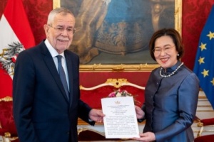 H.E. Mrs. Vilawan Mangklatanakul presented the Letters of Credence to the Federal President of the Republic of Austria