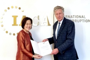 Ambassador presented her Credentials to the Dean and Executive Secretary of the International Anti-Corruption Academy